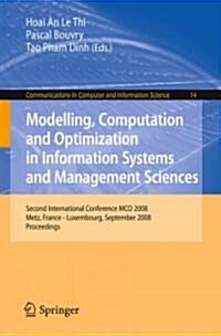 Modelling, Computation and Optimization in Information Systems and Management Sciences (Paperback)
