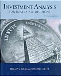 Investment Analysis for Real Estate Decisions (Hardcover, 7th)