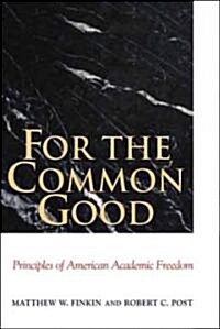 For the Common Good (Hardcover)