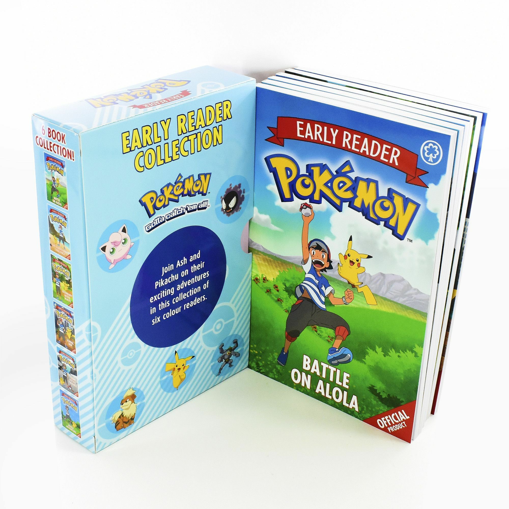 Official Pokemon For Early Reader 6 Books Box Set (Paperback 6권)