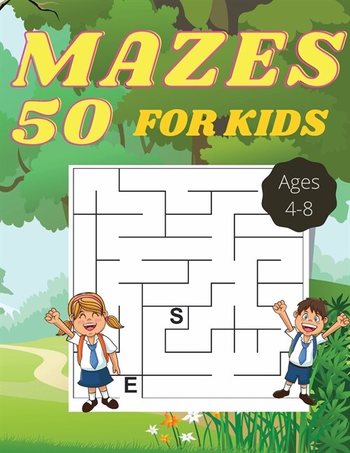 Mazes For Kids Ages 4-8: Easy Maze Activity Book Ages 4-8 Workbook for Games, Puzzles (Paperback)