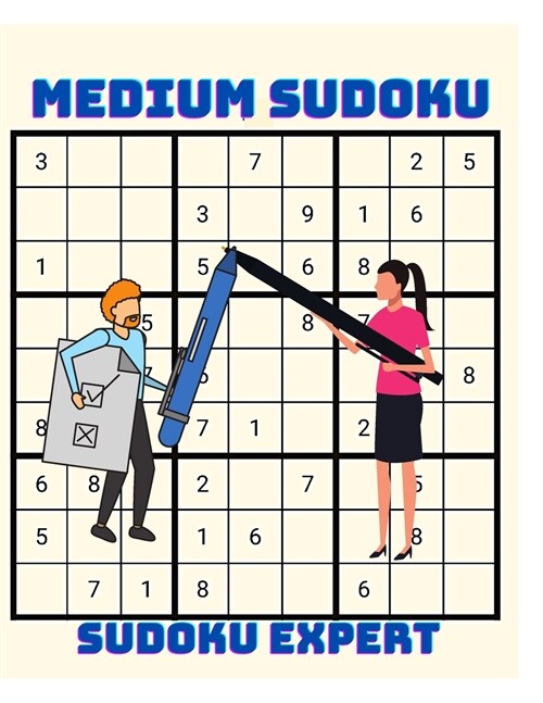 Medium Sudoku - 200 Large Print Sudoku Puzzles with Solutions (Paperback)