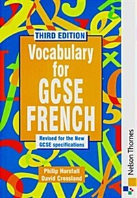 Vocabulary for GCSE French (Paperback)