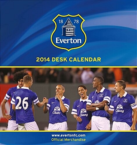 Official Everton Desk Easel 2014 Calendar (Paperback)