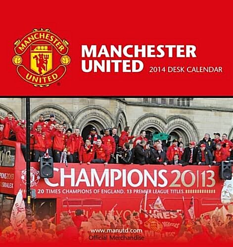 Official Manchester United FC Desk Easel 2014 Calendar (Paperback)