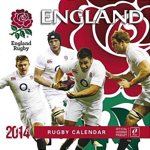 Official England Rugby Union 2014 Square Calendar (Paperback)