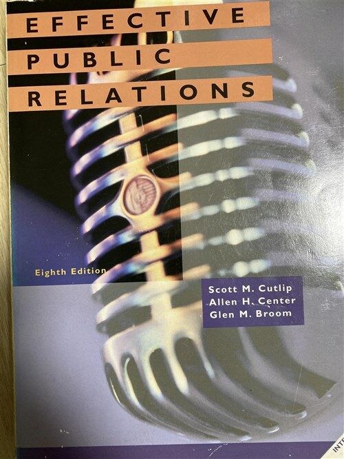 [중고] Effective Public Relations (Paperback, 8 International ed)