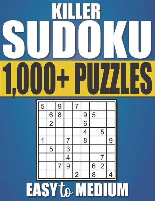Killer Sudoku: 1,000+ Puzzles Book Easy to Medium (Paperback)