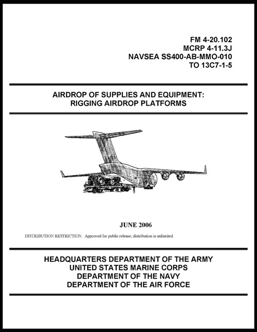 FM 4-20.102 Airdrop of Supplies and Equipment: Rigging Airdrop Platforms (Paperback)