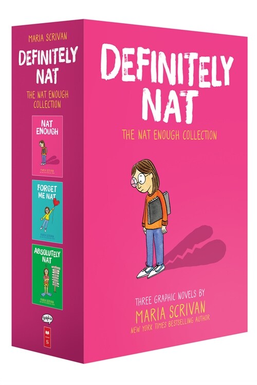 Definitely Nat: A Graphic Novel Box Set (Nat Enough #1-3) (Boxed Set)