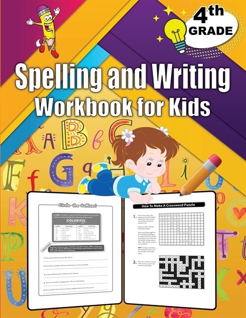 Spelling and Writing for Grade 4: Spell & Write Educational Workbook for 4th Grade, Fourth Grade Spelling & Writing (Paperback)