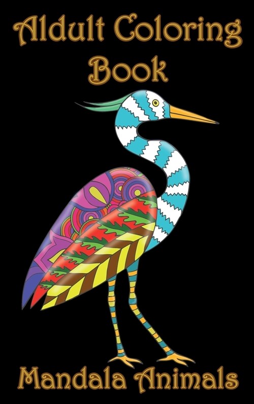 Adult Coloring Book: Mandala Animals (Hardcover)