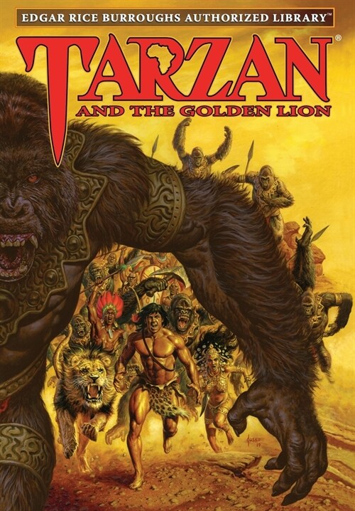 Tarzan and the Golden Lion: Edgar Rice Burroughs Authorized Library (Hardcover, Edgar Rice Burr)