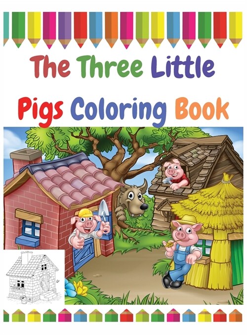 The Three Little Pigs Coloring Book (Hardcover)