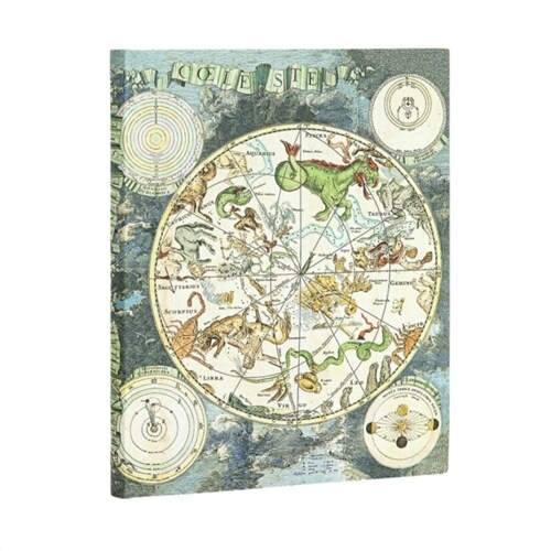 Celestial Planisphere Ultra Unlined Softcover Flexi Journal (Paperback)