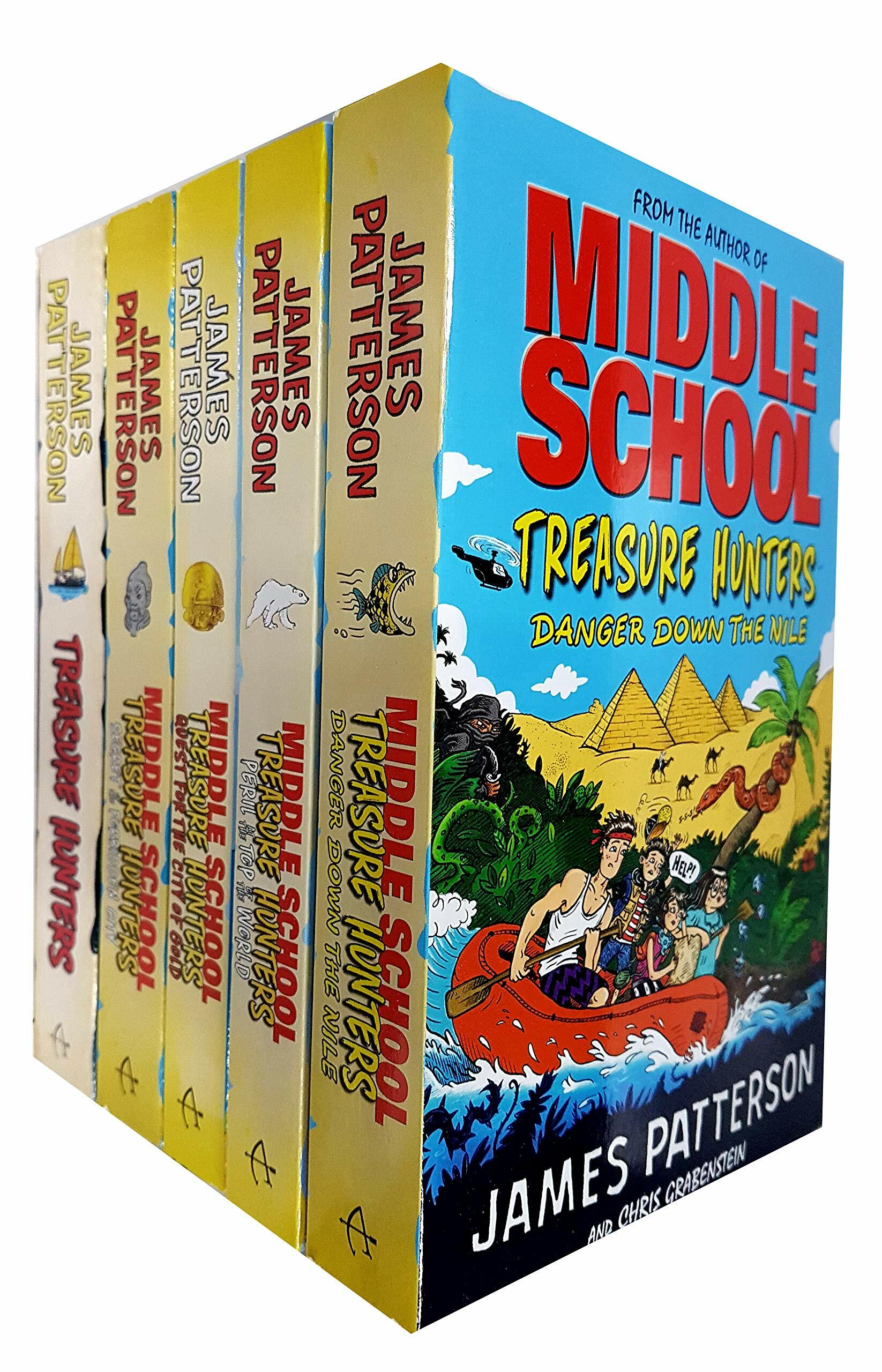 Middle School Treasure Hunters Series Collection 5 Books Set (Paperback 5권)