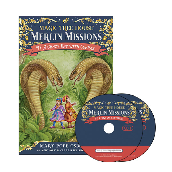 Merlin Mission #17 : A Crazy Day with Cobras (Paperback + CD )
