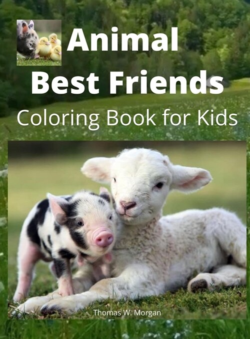 Animal Best Friends Coloring Book for Kids: A Cute Farm Animal Coloring Book for Kids Ages 3-8 - Super Coloring Pages of Animals on the Farm -Animal B (Hardcover)