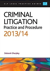 Criminal Litigation (Paperback)