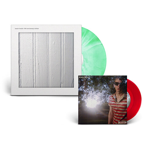 [수입] Beach Fossils - Beach Fossils (10th Anniversary Bundle) [2LP: Seafoam Swirl LP + Cherry Red 7 LP]