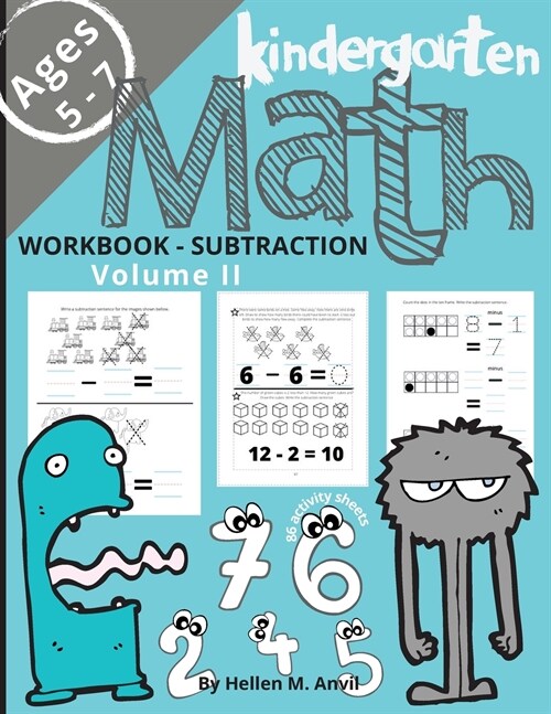 Kindergarten Math Subtraction Workbook Age 5-7: -- Math Workbooks for Kindergarteners 1st Grade Math Workbooks Math book for Learning Numbers, Place V (Paperback)