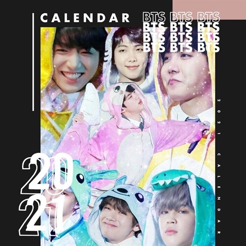 Bts: 2021-2022 calendar 8.5 x 8.5 glossy paper (Paperback)