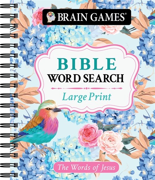 Brain Games - Large Print Bible Word Search: The Words of Jesus (Spiral)