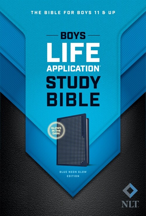 NLT Boys Life Application Study Bible, Tutone (Leatherlike, Blue/Neon/Glow) (Imitation Leather)