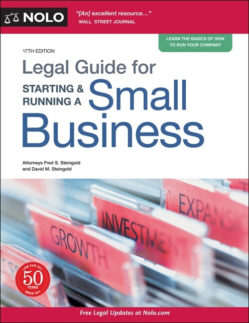 Legal Guide for Starting & Running a Small Business (Paperback, 17)