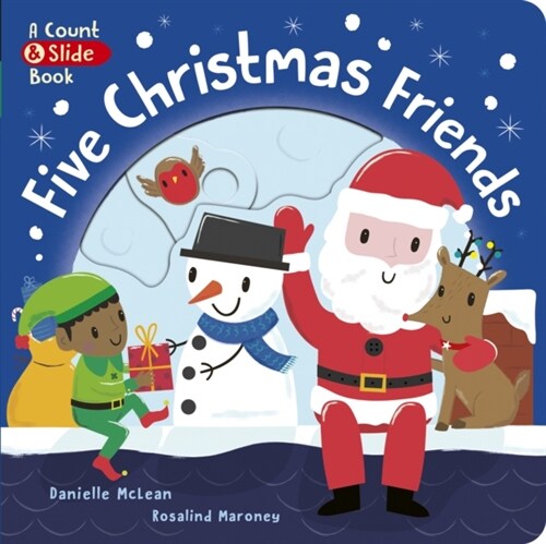 Five Christmas Friends (Board Book)