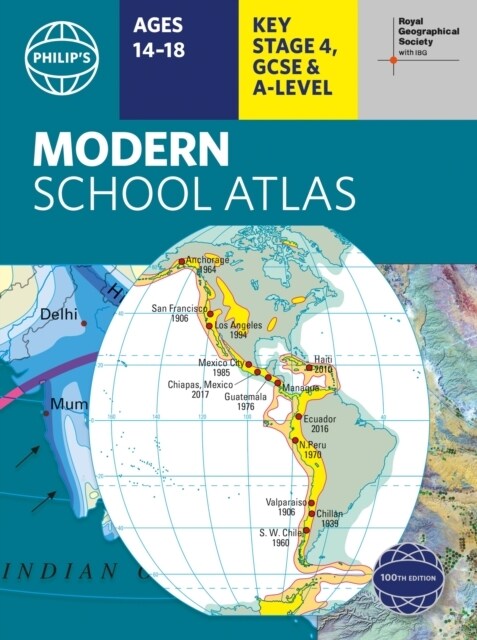 Philips RGS Modern School Atlas : 100th edition (Paperback)