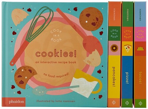 [중고] My First Cookbooks : Pancakes, Pizza, Tacos, and Cookies! (Hardcover)