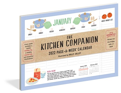 The Kitchen Companion Page-A-Week Calendar 2022: Your Personal Assistant in the Kitchen. (Wall)