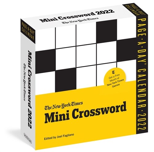 The New York Times Mini Crossword Page-A-Day Calendar for 2022: 365 Days Worth of Bite-Sized Wordplay (Daily)