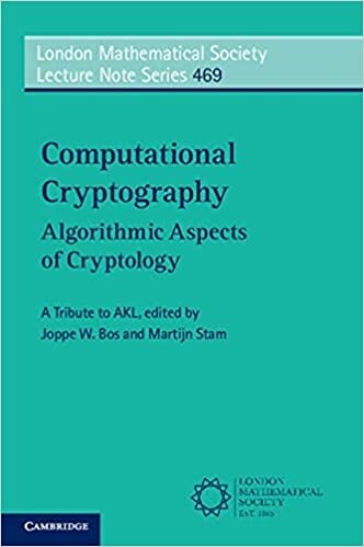 Computational Cryptography : Algorithmic Aspects of Cryptology (Paperback)