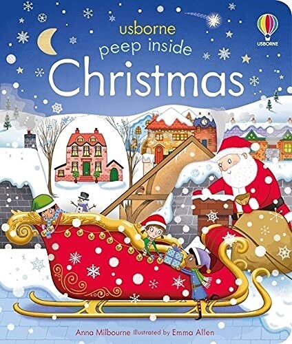 Peep Inside Christmas : A Christmas Book for Children (Board Book)