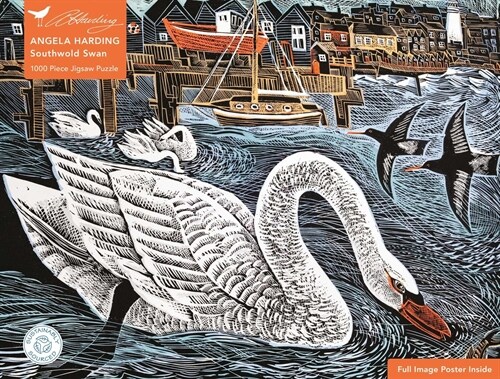 Adult Sustainable Jigsaw Puzzle Angela Harding: Southwold Swan : 1000-pieces. Ethical, Sustainable, Earth-friendly (Jigsaw)