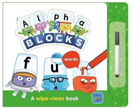 Alphablocks Words: A Wipe-Clean Book (Board Book)