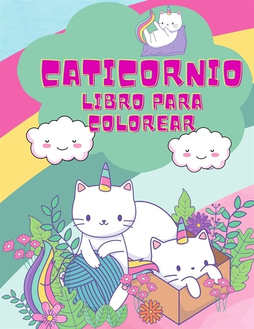 Libro para colorear de Caticornio (Paperback)