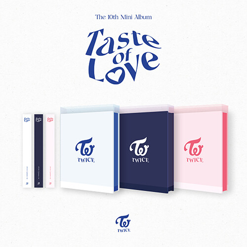 [중고] 트와이스 - 미니 10집 Taste of Love [버전 3종 중 랜덤발송](CD알판 9종 중 랜덤삽입)
