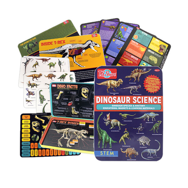 Dinosaur Science : Educational Magnets (틴케이스 자석 세트)