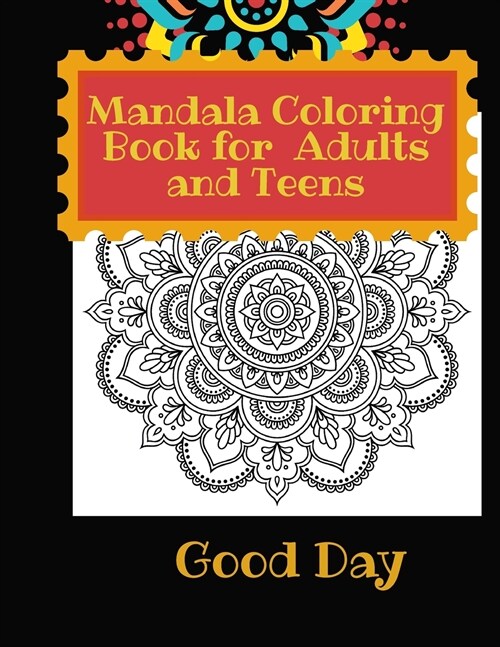 Mandala Coloring Book for Teens and Adults: Have fun with your Daughter with this gift: coloring Mermaids, Animals, Flowers and Nature50 pages of pure (Paperback)