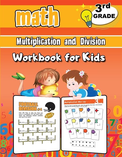 Multiplication and Division Math Workbook for Kids - 3rd Grade: Grade 3 Activity Book, Third Grade Math Workbook, Fun Math Books for 3rd Grade (Paperback)