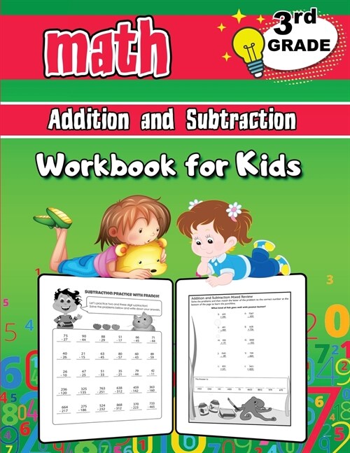 3rd Grade Math Addition and Subtraction Workbook for Kids: Grade 3 Activity Book, Third Grade Math Workbook, Fun Math Books for 3rd Grade (Paperback)