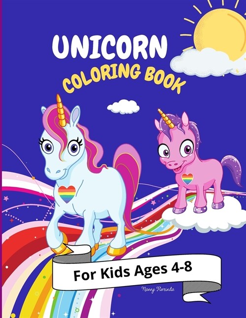 Unicorn Coloring Book (Paperback)