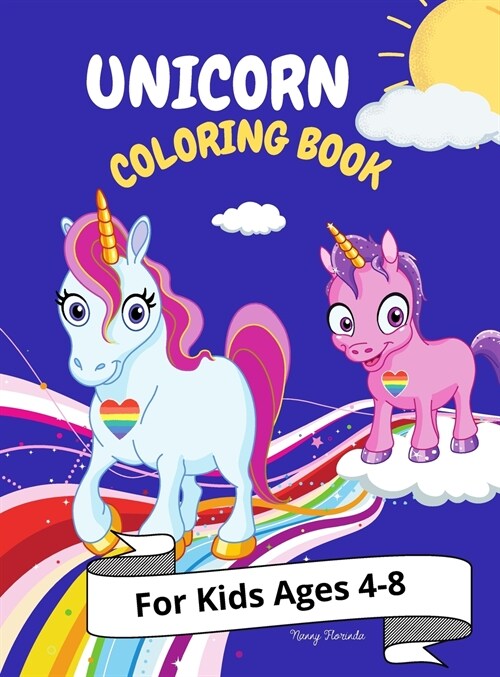Unicorn Coloring Book (Hardcover)
