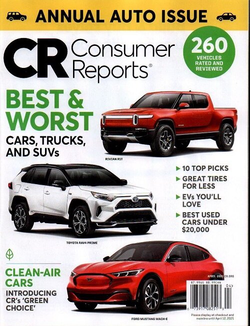 Consumer Reports (월간 미국판): 2021년 04월호