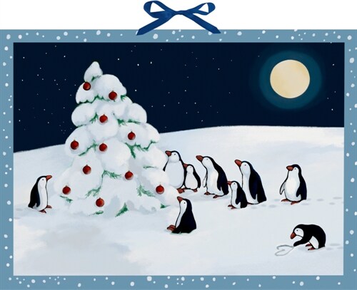 Wandkalender - Pinguin-Weihnacht (Calendar)