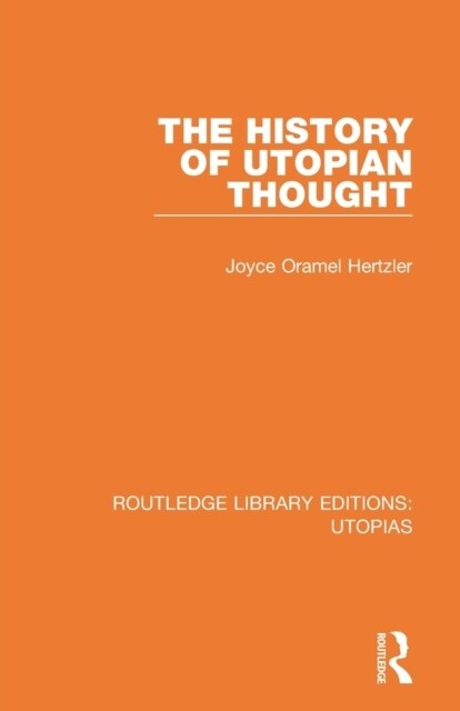 The History of Utopian Thought (Paperback, 1)