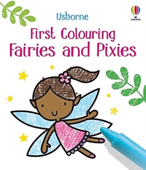 First Colouring Fairies and Pixies (Paperback)